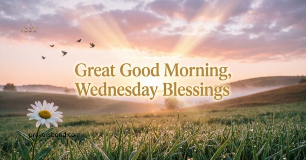 Great Good Morning, Wednesday Blessings