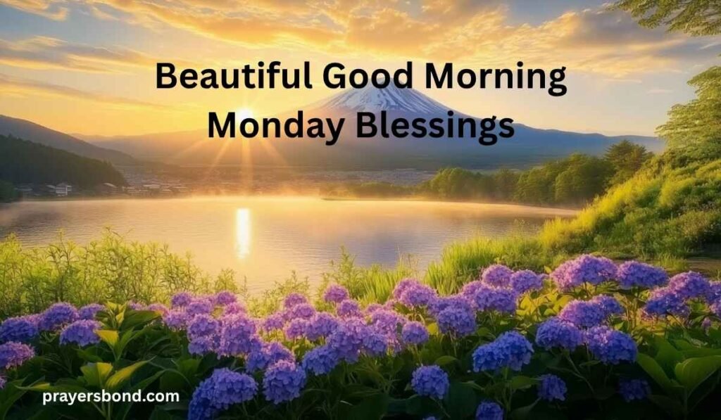 Beautiful Good Morning Monday Blessings