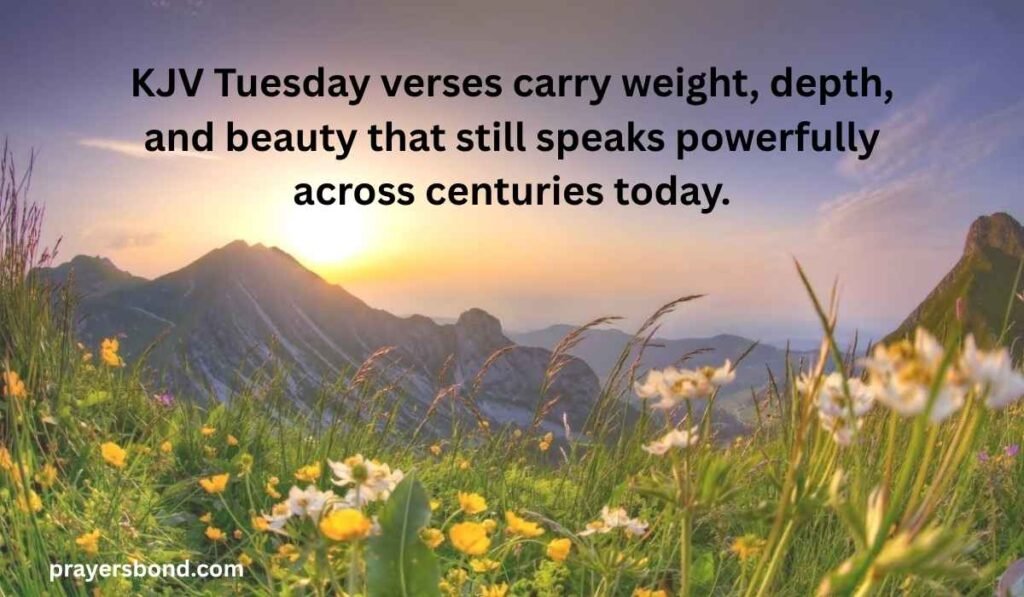 Good Morning Tuesday Blessings KJV