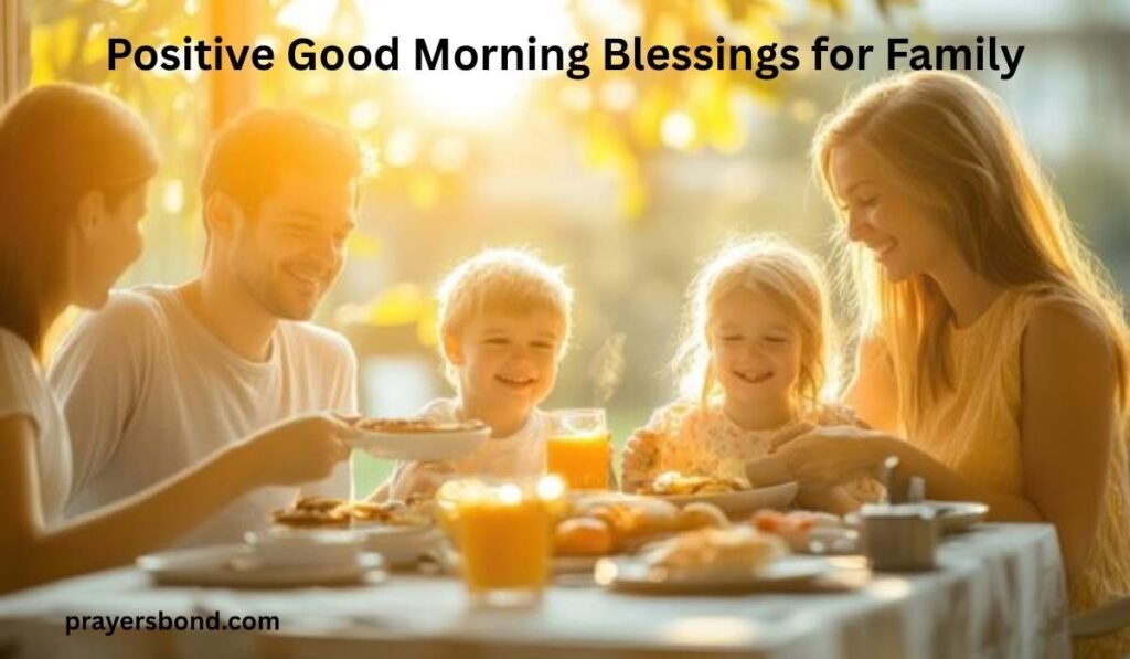 Positive Good Morning Blessings for Family