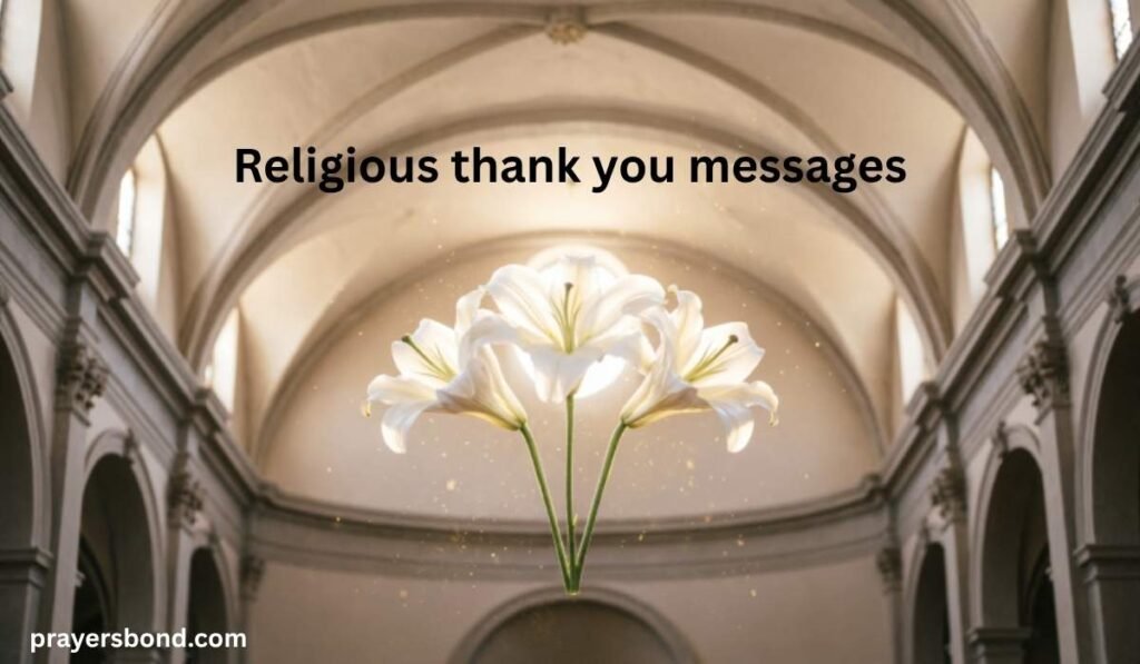 Religious thank you messages