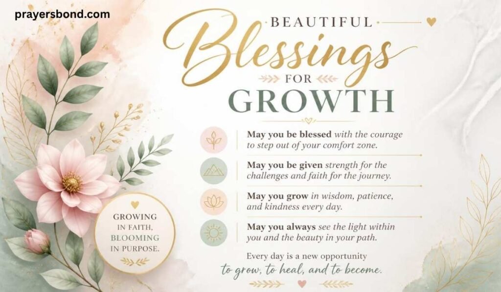 Beautiful Blessings Quotes for Growth