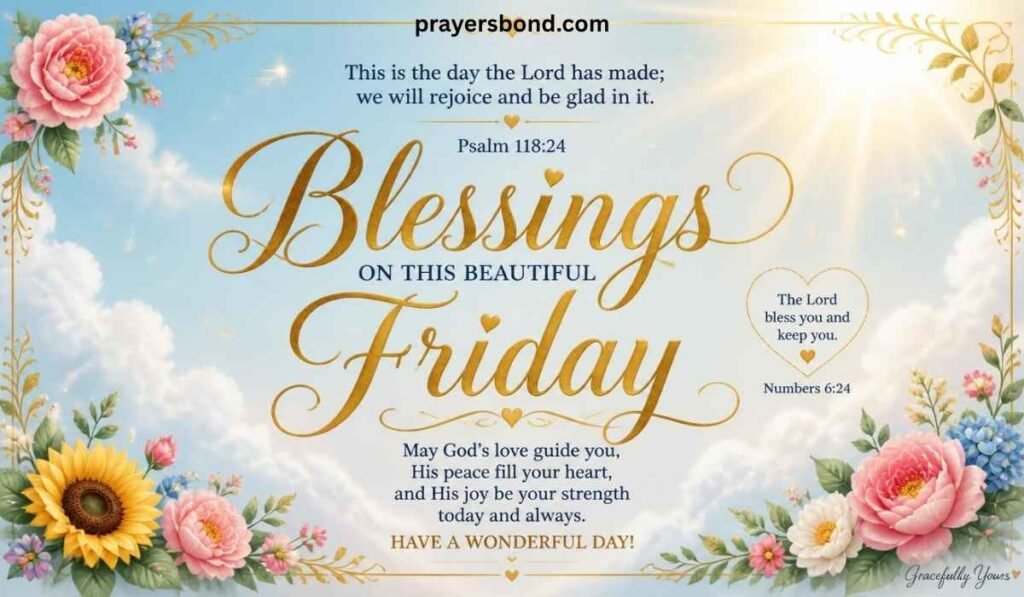 Friday Bible Verse Blessings