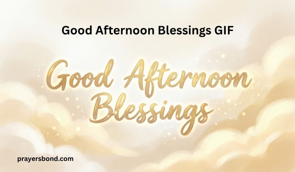 Good Afternoon Blessings GIF
