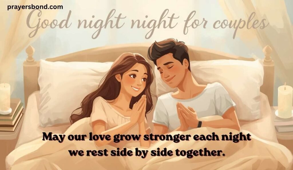 Goodnight prayers for couples