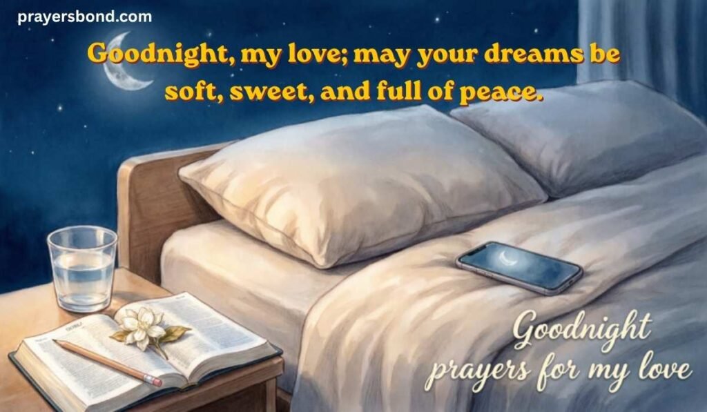 Goodnight prayers for my love