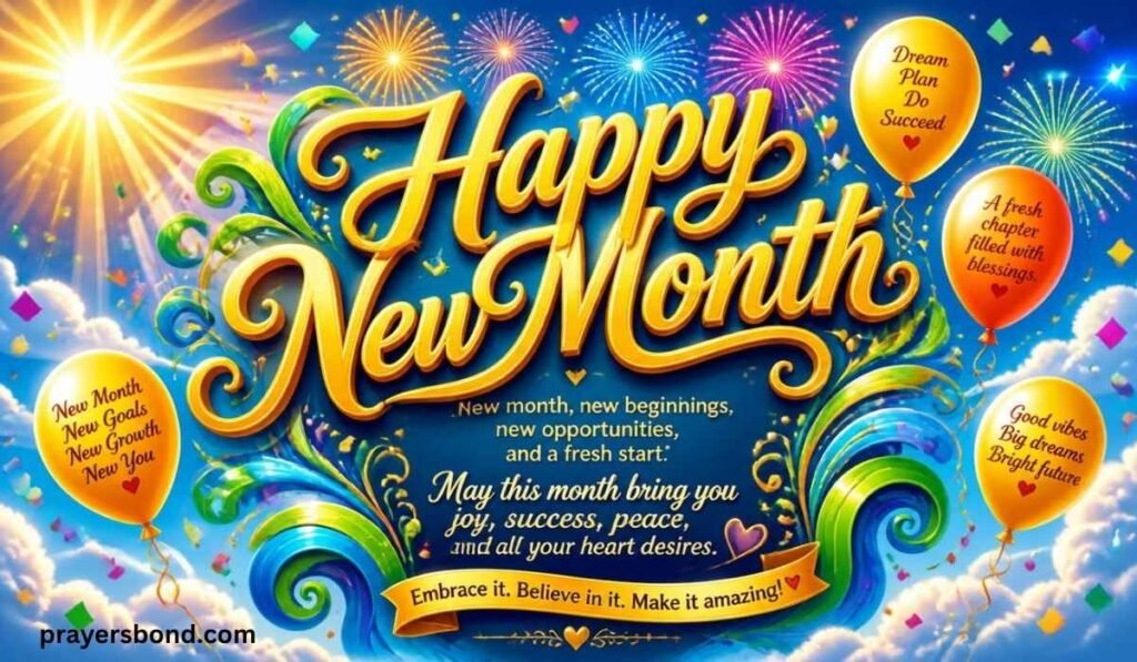 Happy New Month Quotes