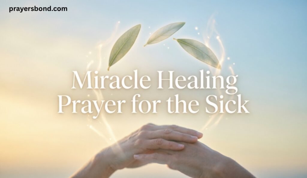 Miracle Healing Prayer for the Sick