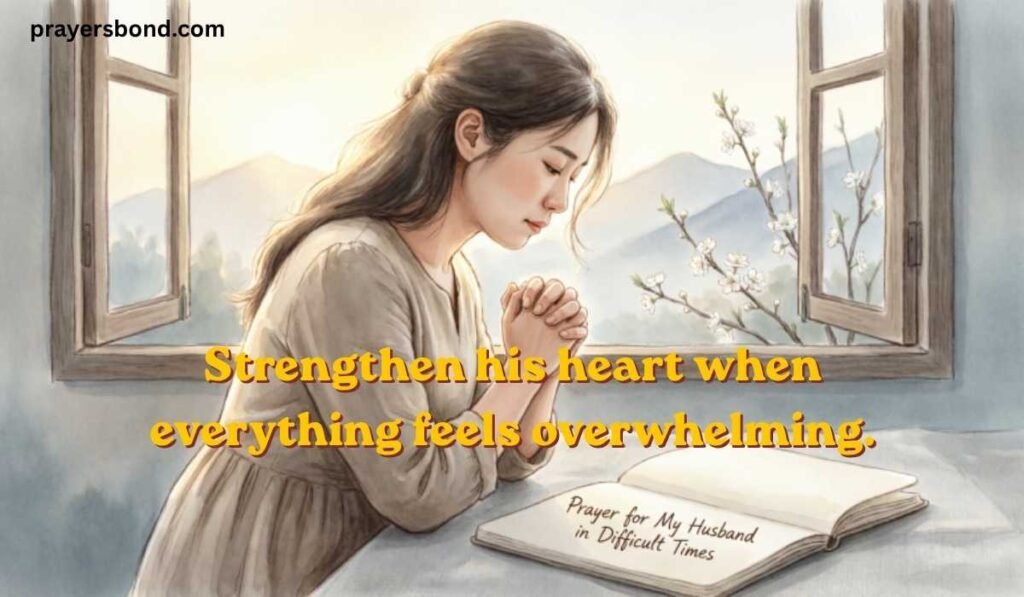 Prayer for My Husband in Difficult Times