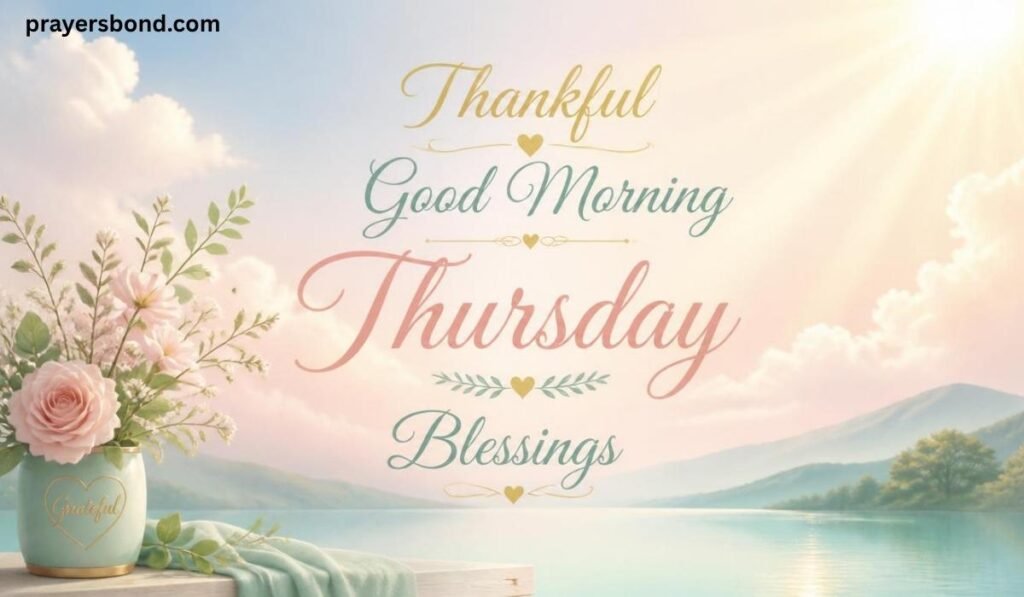 Thankful Good Morning Thursday Blessings Images