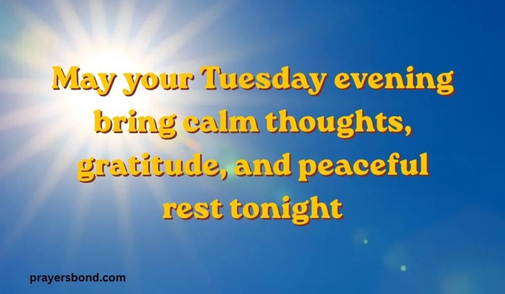 Tuesday Afternoon Blessings 
