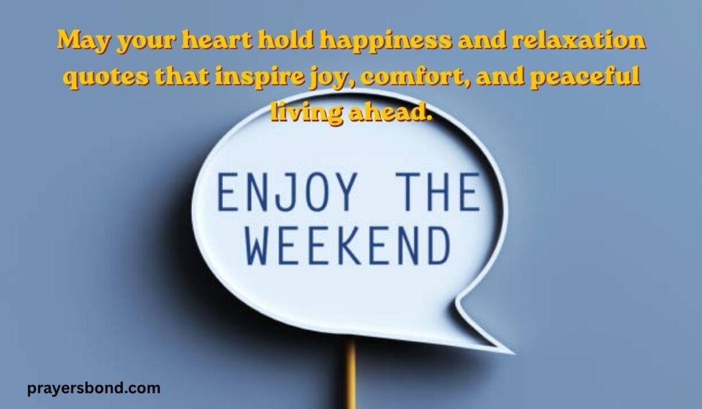 Weekend Friday Blessings