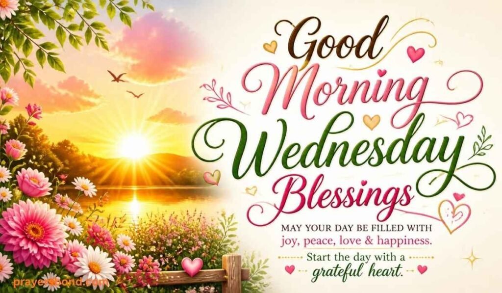 Delightful Good Morning Wednesday Blessings
