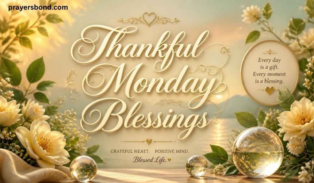 Thankful Monday Blessings